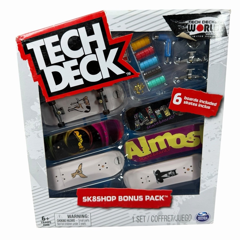 Tech Deck Sk8Shop Bonus Pack World Edition Almost Limited Edition